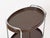 Mid-Century Italian Oval Bar Cart in Chrome and Brown ABS, 1970s For Sale - Image 12 of 14