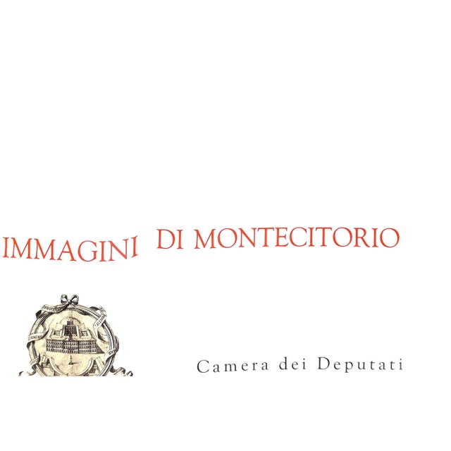 Traditional "Immagini Di Montecitorio" 1985 For Sale - Image 3 of 14