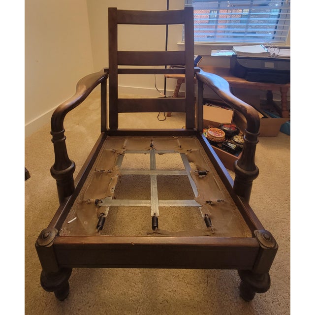 Early 20th Century Victorian Reclining Morris Chair For Sale - Image 14 of 17