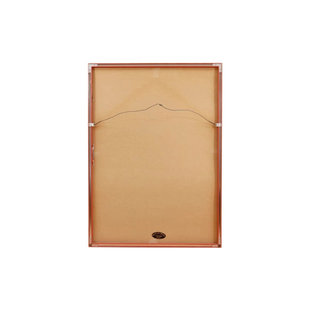 Pink 1977 Georges Braem Framed Exhibition Poster For Sale - Image 8 of 10