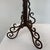 Amsterdam School Table Lamp in Wrought Iron with Parchment Shade, 1930s For Sale - Image 6 of 8