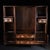 Pink Vintage Chinese Huali Rosewood "Antiques" Mother-of-Pearl Inlaid Cabinet / Sideboard For Sale - Image 8 of 9
