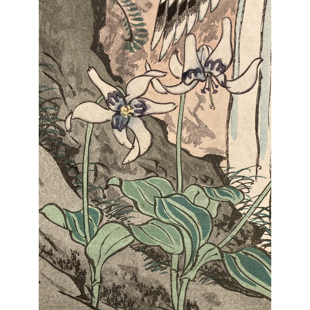 Nakayama Sūgakudō, Woodpecker and Erythronium Japonicum, 1859, Print For Sale - Image 9 of 13