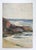 Rustic Early 20th Century Rocky New England Seacoast Watercolor Painting For Sale - Image 3 of 4