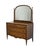 BERKEY & GAY Solid Walnut French Provincial 50" Dresser w. Vanity Mirror 68" High 50" Wide 22" Deep Dresser Height: We...