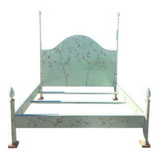 Patina Aqua King Size Bed For Sale