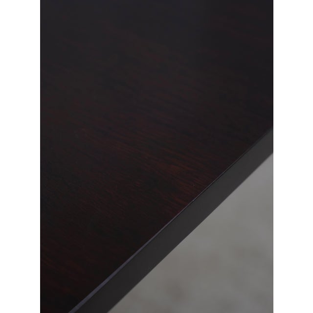 2000 - 2009 Stickley Flame Mahogany Double Pedestal Dining Table For Sale - Image 5 of 18