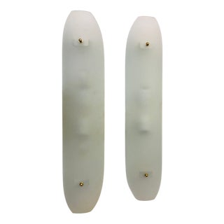 Mid-Century Modern Murano Glass Sconces, 1980s, Set of 2 For Sale