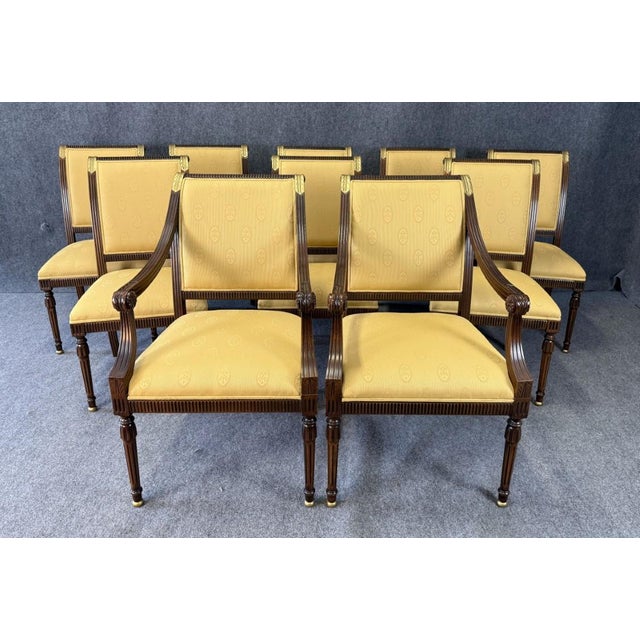 11 Piece High-End Italian-Made Dining Set Attributed to Marzorati For Sale - Image 12 of 18