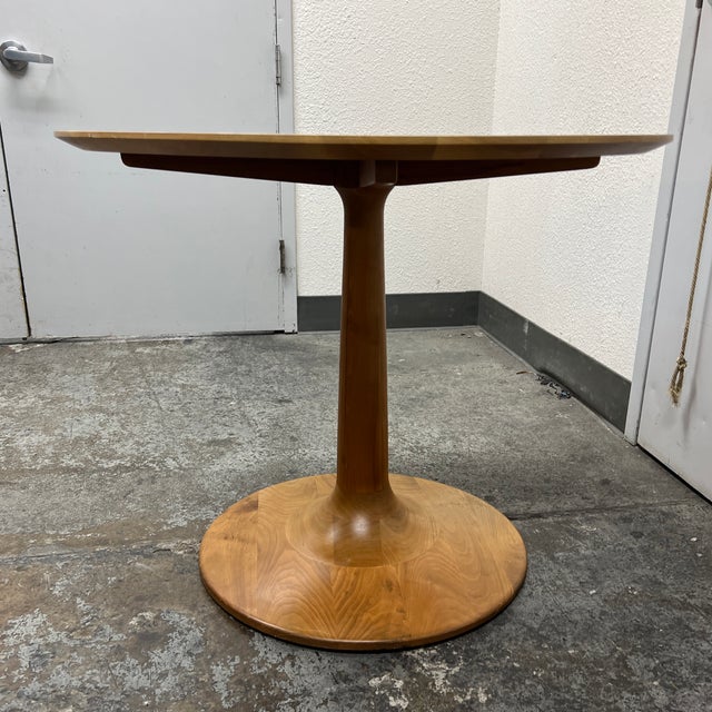 Room & Board Round Wood Pedestal Dining Table Chairish