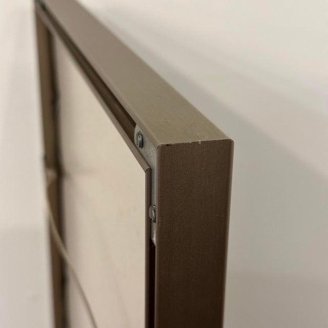 1961 Abstract Studio Proof “Garden” by H Norman Schnepf Block Print For Sale - Image 11 of 12