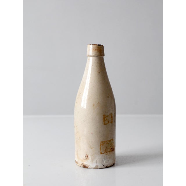 Antique English Stoneware Bottle by Midland Pottery For Sale - Image 9 of 11