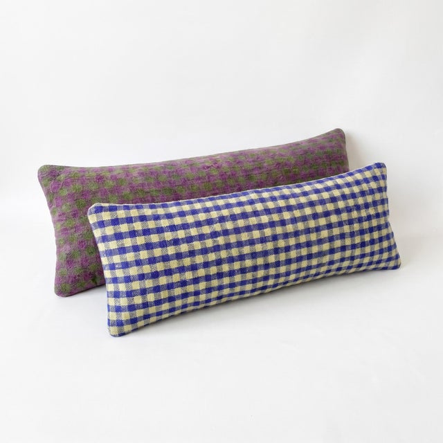 Mid-Century Modern Turkish Bedding Kilim Pillow Cover 16'' X 48'' - Set of Two For Sale - Image 3 of 4