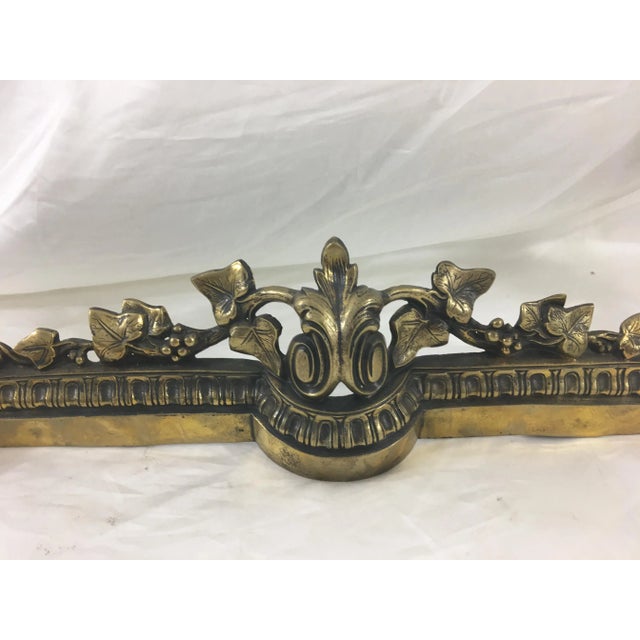 19th Century Louis XVI Style Bronze Andirons - Set of 3 For Sale - Image 4 of 8