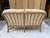 Wood Vintage McGuire San Francisco Rattan & Rawhide Curved Settee For Sale - Image 7 of 17