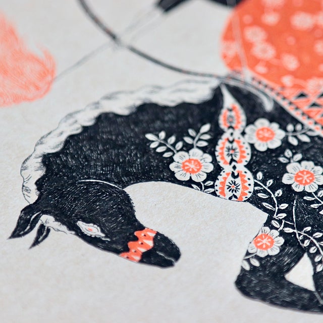 Paper Contemporary Art Print by Sugimoto Sanae "Swift Horse" For Sale - Image 7 of 11