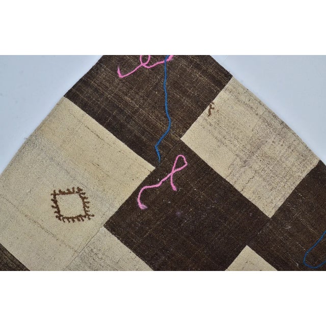 1950s Vintage Turkish Decorative Kilim For Sale - Image 5 of 10