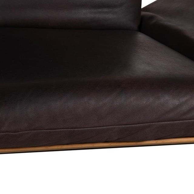 Black Harriet Two-Seater Sofa in Leather from Koinor For Sale - Image 8 of 16