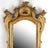 Impressive Rococo Baroque style gilt wood mirror by Borghese.