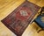 Vintage Persian Hamadan Area Rug, Handwoven Geometric Medallion Pattern, Moss Green & Red, 4’ X 7’ For Sale - Image 12 of 14