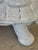 Ceramic Monumental White Terra Cotta Turtle Garden Stool / Sculptural Side Table For Sale - Image 7 of 12
