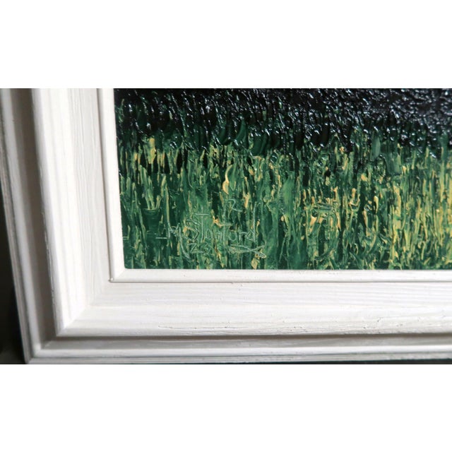 Textile "Easter Morning" - Mark Stanford (American B. 1959 - ) - Signed Original Palette Knife Oil Painting - For Sale - Image 7 of 8