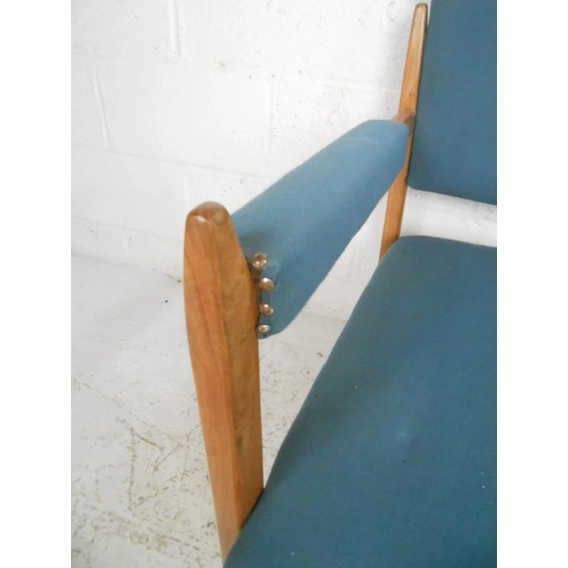 Metal 1970s Mid-Century Modern Armchairs - a Pair For Sale - Image 7 of 10