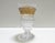 Stunning vintage Moser Glassworks 24K gold incrusted cut crystal urn-shape vase. Classic diamond cut motif, showcasing a...