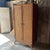 Brown Vintage Wicker Wardrobe with Decorative Detailing For Sale - Image 8 of 11