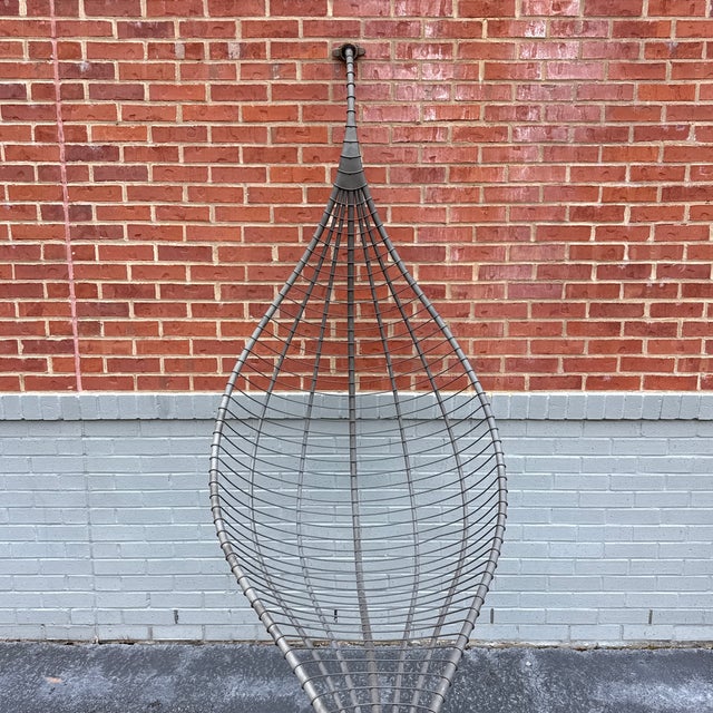 Metal “Satala" Cushioned Hammock by Aqua Creations For Sale - Image 7 of 11