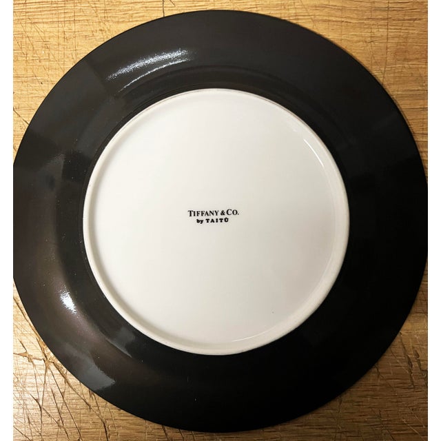 Abstract 1980s Set of 10 Taitù Dessert Plates for Tiffany & Company For Sale - Image 3 of 6