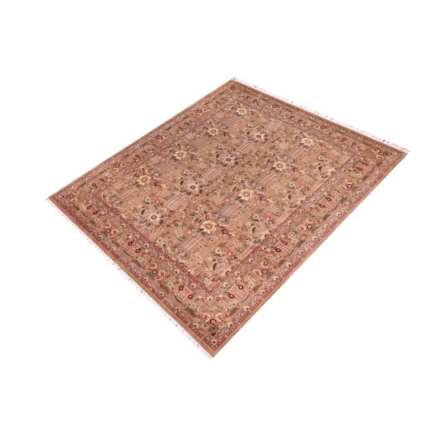 Designed with mesmerizing intricacy and gorgeous color palette, this hand-knotted masterpiece demonstrates the beauty and...