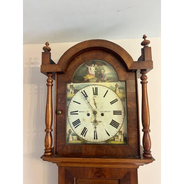 Antique Mahogany Arch Dial Longcase Clock, 1820 For Sale - Image 3 of 7