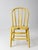 Wood Antique Yellow Painted Windsor Spindle Back Chair For Sale - Image 7 of 12