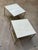 Stone Pair Paul McCobb Brass Frame Side/End Table Travertine Top, 1960 For Sale - Image 7 of 9