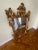 Rococo Mid 20th Century Italian Rococo Style Carved Giltwood Filigree Wall Mirror For Sale - Image 3 of 9