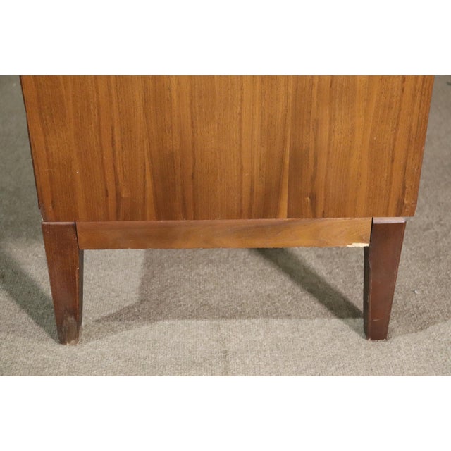 Mid-Century Modern Mid 20th Century Walnut Hiboy Dresser For Sale - Image 3 of 12