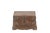 This Vintage Anglo-Indian Teakwood Small Box is handcrafted from solid teakwood, showcasing the simple beauty of Anglo-...
