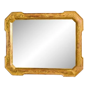 19th Century Italian Carved Gilt Frame Mirror