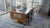Mid-Century Modern Gorgeous Mid-Century Danish Modern Gangsø Møbler Dining Tables With Six Matching Gangsø Møbler Chairs (1990s) For Sale - Image 3 of 6