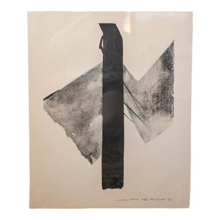 1960s Toko Shinoda Lithograph "Unseen Forms" For Sale