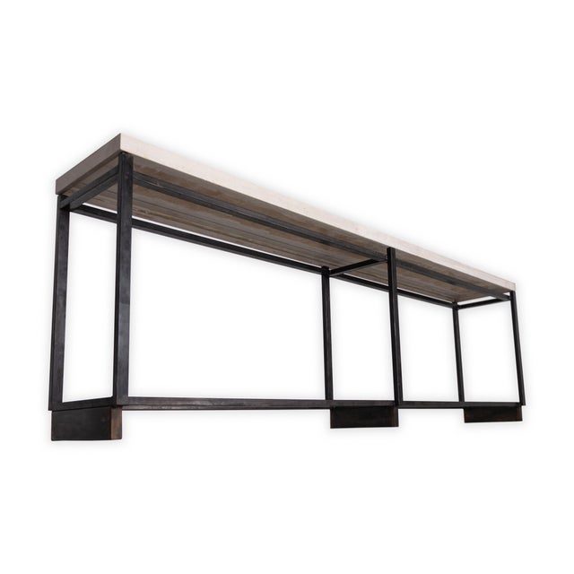 Modern Marble Console Table For Sale - Image 3 of 5