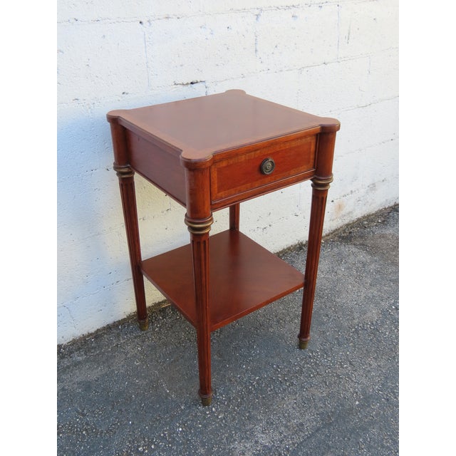 Ethan Allen Nightstand Bedside Side End Table 6375 For Sale - Image 13 of 14