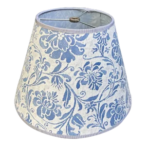 Blue and White Fortuny Lampshade