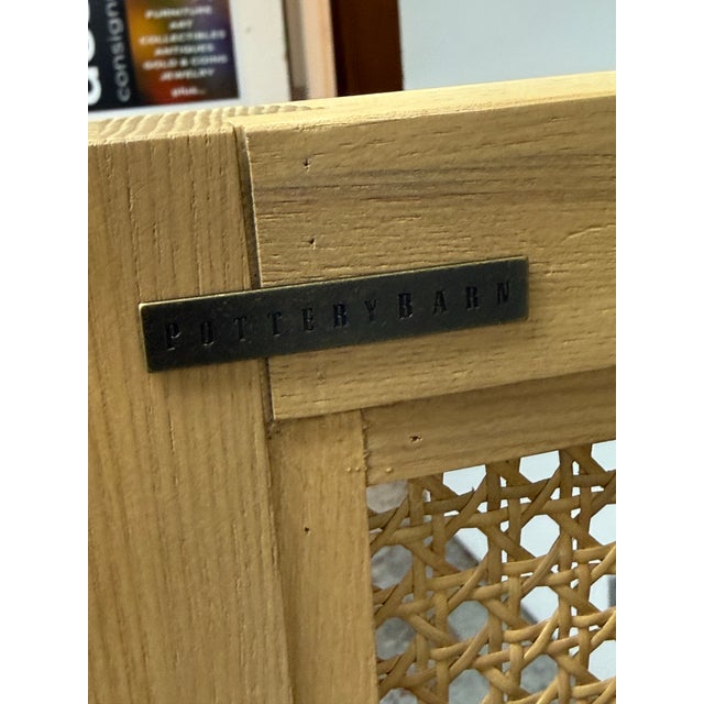 Pottery Barn Sausalito Storage Cabinet For Sale - Image 9 of 12