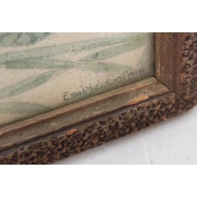 Illustration Emily Costain Original Watercolor on Paper C.1923 For Sale - Image 3 of 8