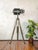 Barndoor Theater Spotlight Floor Lamp on Bundeswehr Tripod from A.E. Cremer, Paris, 1950s For Sale - Image 16 of 17