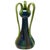 Ceramic Art Nouveau Blue & Green Vase For Sale - Image 7 of 7