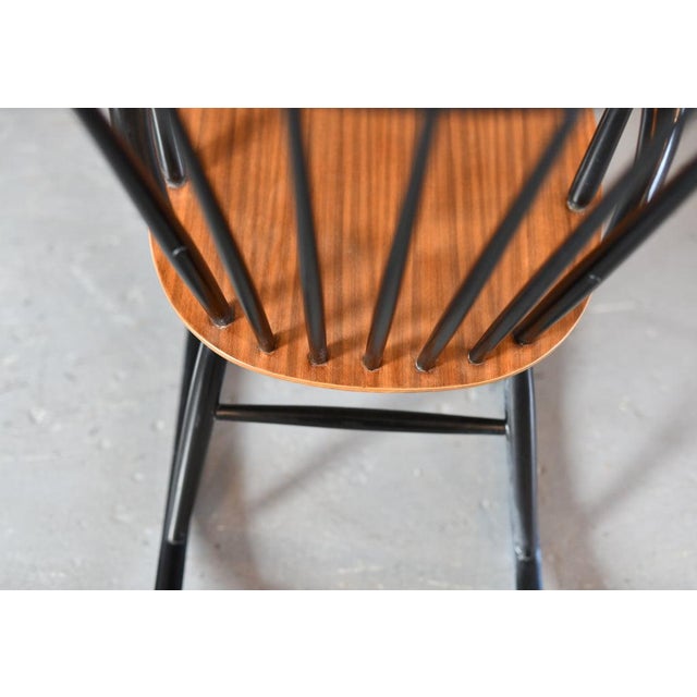 Wood Mid-Century Modern Rocking Chair by Ilmari Tapiovaara, 1950s For Sale - Image 7 of 11
