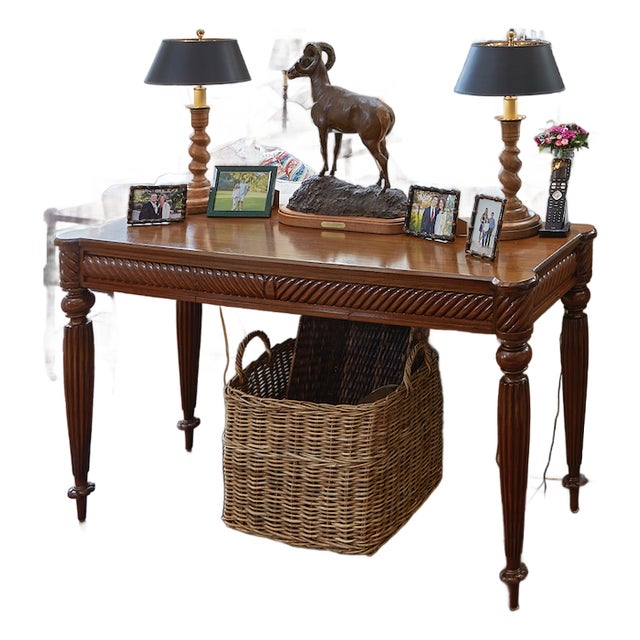 Robert Lighton Teak Console Sideboard With Drawers For Sale